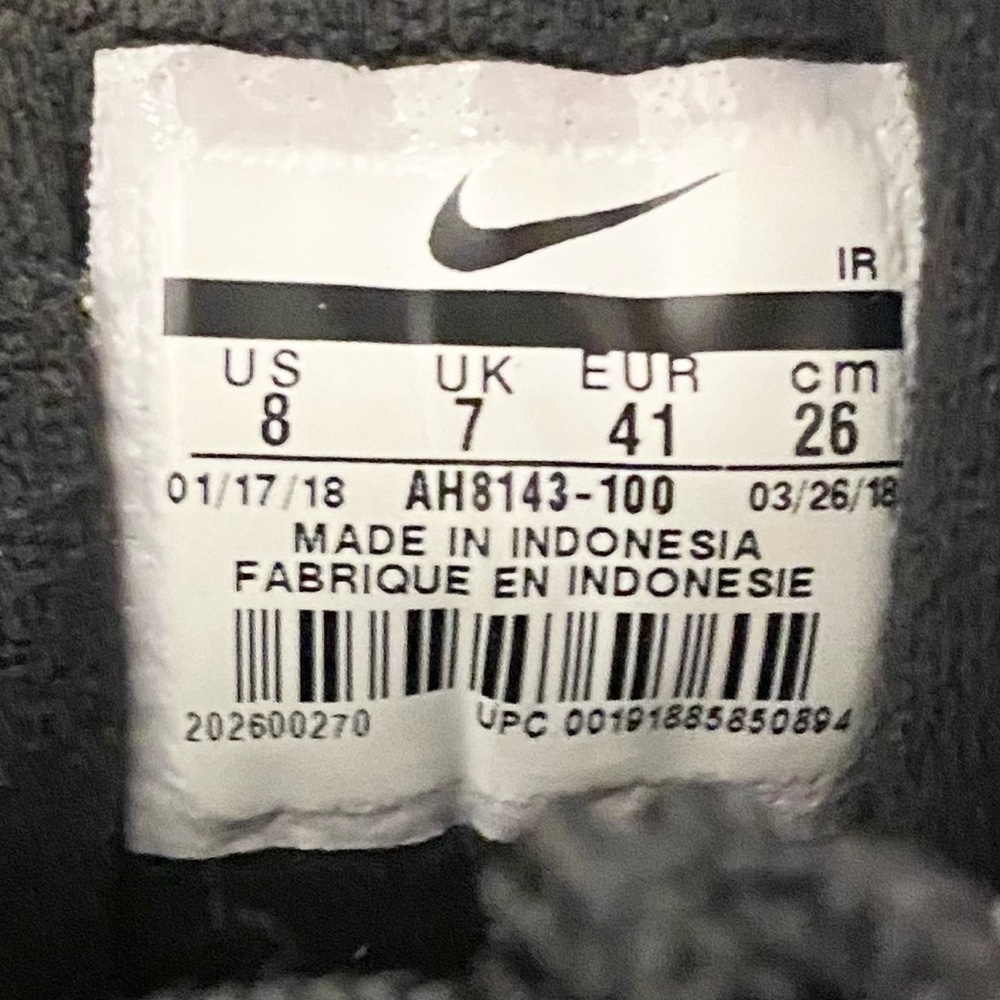 Nike Air Max 97 Black and Cream Shoes - Picture 9 of 9